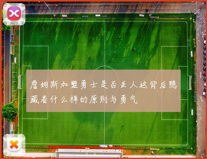 詹姆斯加盟勇士是否丢人这背后隐藏着什么样的原则与勇气